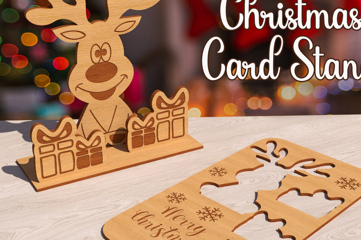 Intra απο ξύλο plywood 3mm-4mm πάχος Χριστουγεννιάτικη βάση καρτών με λέιζερ 3D Δίασταση 15x15 cm INTRAFABR-79597848