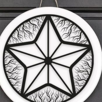 Intra απο ξύλο plywood 3mm-4mm πάχος Christmas Cardinal Bird Sign Cut  Δίασταση 15x15 cm INTRAFABR-35342936 - Image 6