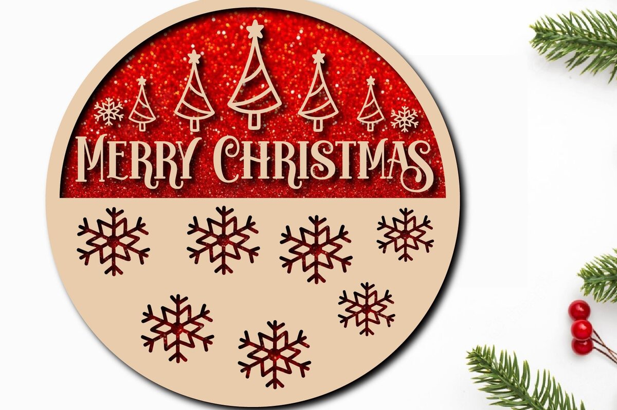 Intra απο ξύλο plywood 3mm-4mm πάχος Christmas Cardinal Bird Sign Cut  Δίασταση 15x15 cm INTRAFABR-40804146