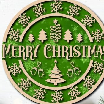 Intra απο ξύλο plywood 3mm-4mm πάχος Christmas Cardinal Bird Sign Cut  Δίασταση 15x15 cm INTRAFABR-40804191 - Image 3