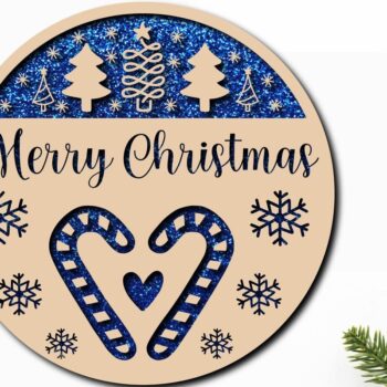 Intra απο ξύλο plywood 3mm-4mm πάχος Christmas Cardinal Bird Sign Cut  Δίασταση 15x15 cm INTRAFABR-40804896 - Image 1