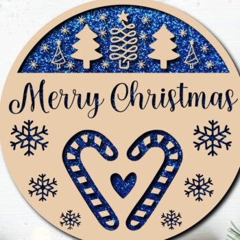 Intra απο ξύλο plywood 3mm-4mm πάχος Christmas Cardinal Bird Sign Cut  Δίασταση 15x15 cm INTRAFABR-40804896 - Image 3