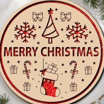 Intra απο ξύλο plywood 3mm-4mm πάχος Christmas Cardinal Bird Sign Cut  Δίασταση 15x15 cm INTRAFABR-40805770 - Image 2