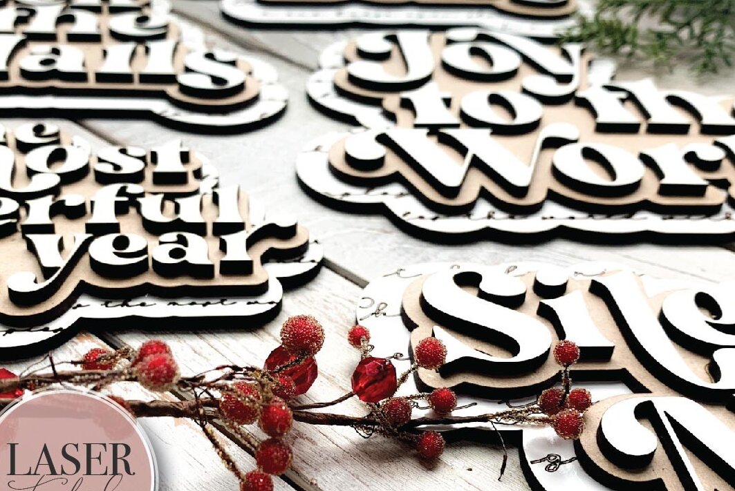 Intra απο ξύλο plywood 3mm-4mm πάχος  Christmas Carol Δίασταση 15x15 cm INTRAFABR-71625972 - Image 5