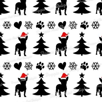 Intra απο ξύλο plywood 3mm-4mm πάχος Χριστουγεννιάτικο σκύλων Chihuahua Δίασταση 15x15 cm INTRAFABR-85247880 - Image 2