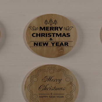 Intra απο ξύλο plywood 3mm-4mm πάχος Χριστουγεννιάτικο σουβέρ / Χριστουγεννιάτικες προσφορές 295 Δίασταση 30x20 cm INTRAFABR-56476484 - Image 1