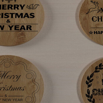 Intra απο ξύλο plywood 3mm-4mm πάχος Χριστουγεννιάτικο σουβέρ / Χριστουγεννιάτικες προσφορές 295 Δίασταση 30x20 cm INTRAFABR-56476484 - Image 3