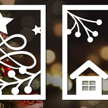 Intra απο ξύλο plywood 3mm-4mm πάχος Χριστουγεννιάτικο Σουβέρ Διακοσμητικό Δίασταση 25x25 cm INTRAFABR-48824517 - Image 3