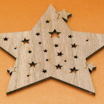 Intra απο ξύλο plywood 3mm-4mm πάχος Christmas Coasters File 4 ter. Δίασταση 15x15 cm INTRAFABR-111743114 - Image 3