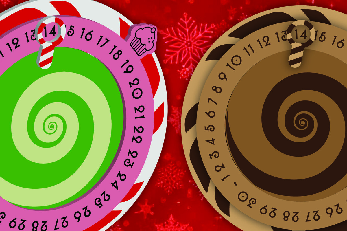 Intra απο ξύλο plywood 3mm-4mm πάχος Χριστουγεννιάτικη αντίστροφη μέτρηση Μπιχλιμπίδι Δίασταση 15x15 cm INTRAFABR-107913522