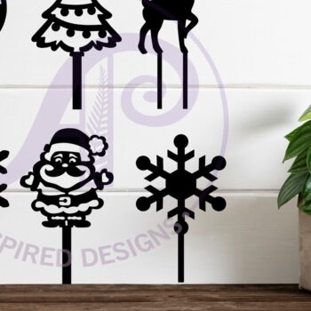 Intra απο ξύλο plywood 3mm-4mm πάχος Χριστουγεννιάτικα Cupcake , 6 Σχέδια Δίασταση 15x15 cm INTRAFABR-84252516 - Image 3