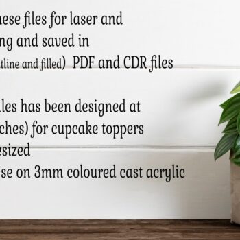 Intra απο ξύλο plywood 3mm-4mm πάχος Χριστουγεννιάτικα Cupcake , 6 Σχέδια Δίασταση 15x15 cm INTRAFABR-84252516 - Image 4