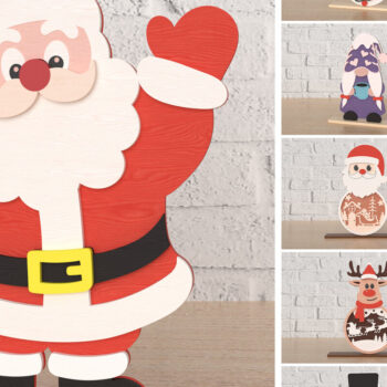 Intra απο ξύλο plywood 3mm-4mm πάχος Χριστουγεννιάτικο Διακόσμηση  Κοπή Δίασταση 30x20 cm INTRAFABR-107819072 - Image 1