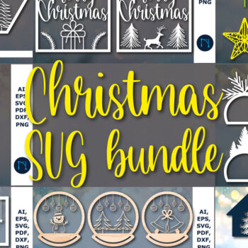 Intra απο ξύλο plywood 3mm-4mm πάχος Χριστουγεννιάτικο ντεκόρ Cut  Δίασταση 25x25 cm INTRAFABR-49966674 - Image 1