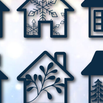 Intra απο ξύλο plywood 3mm-4mm πάχος Χριστουγεννιάτικο ντεκόρ Cut  Δίασταση 25x25 cm INTRAFABR-49966674 - Image 2