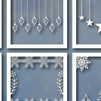 Intra απο ξύλο plywood 3mm-4mm πάχος Χριστουγεννιάτικο ντεκόρ Cut  Δίασταση 25x25 cm INTRAFABR-49966674 - Image 4