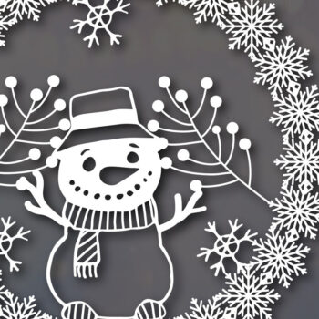 Intra απο ξύλο plywood 3mm-4mm πάχος Χριστουγεννιάτικο ντεκόρ Cut  Δίασταση 25x25 cm INTRAFABR-49966674 - Image 5