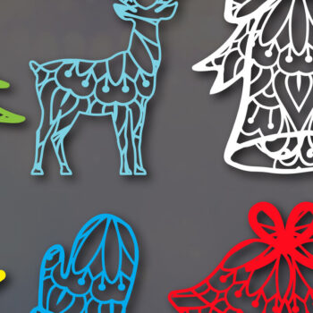 Intra απο ξύλο plywood 3mm-4mm πάχος Χριστουγεννιάτικο ντεκόρ Cut  Δίασταση 25x25 cm INTRAFABR-49966674 - Image 6