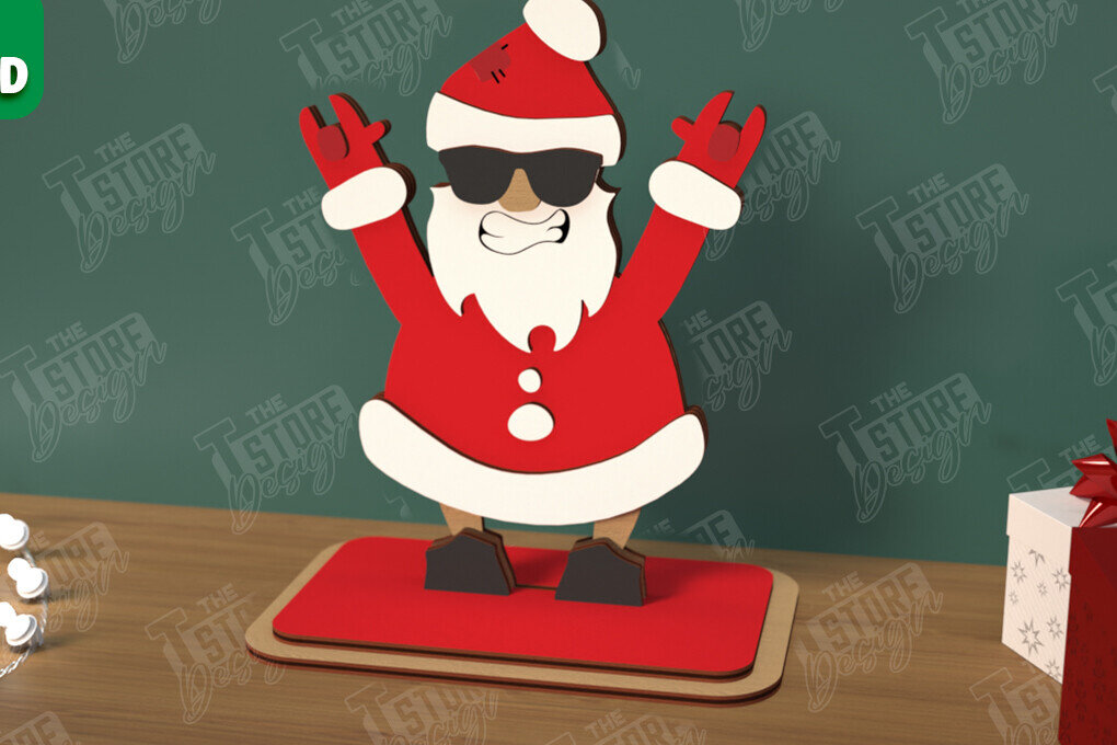 Intra απο ξύλο plywood 3mm-4mm πάχος Χριστουγεννιάτικα στολίδια | Επιτραπέζιο ειδώλιο Δίασταση 8x8 cm INTRAFABR-106886340