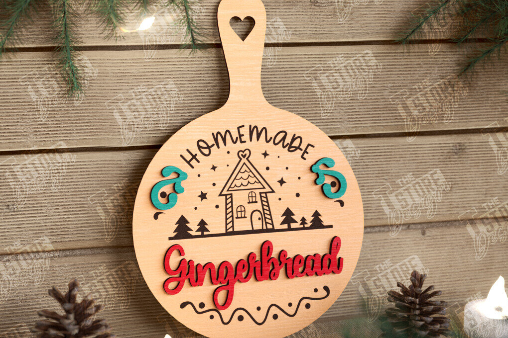 Intra απο ξύλο plywood 3mm-4mm πάχος Χριστουγεννιάτικο Διακοσμητικό Μίνι Κοπτικό Πίνακας Δίασταση 40x40 cm INTRAFABR-108900485