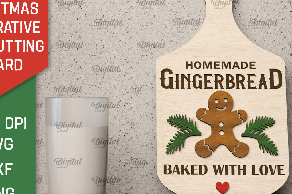 Intra απο ξύλο plywood 3mm-4mm πάχος Χριστουγεννιάτικο Διακοσμητικό Μίνι Κοπτικό Πίνακας Δίασταση 40x40 cm INTRAFABR-105571940