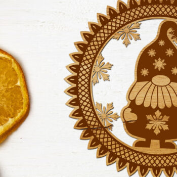 Intra απο ξύλο plywood 3mm-4mm πάχος Χριστουγεννιάτικο διακοσμητικό κομμένο Δίασταση 3x3 cm INTRAFABR-109646125 - Image 1