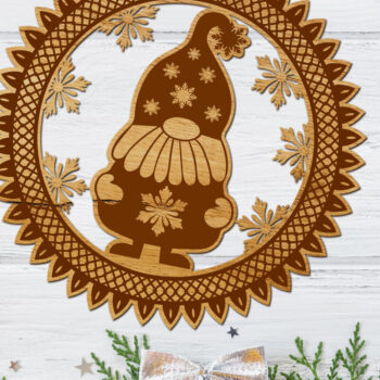 Intra απο ξύλο plywood 3mm-4mm πάχος Χριστουγεννιάτικο διακοσμητικό κομμένο Δίασταση 3x3 cm INTRAFABR-109646125 - Image 2