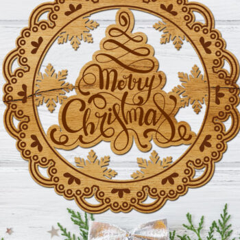 Intra απο ξύλο plywood 3mm-4mm πάχος Χριστουγεννιάτικο διακοσμητικό στολίδι πρότυπο Δίασταση 3x3 cm INTRAFABR-109646095 - Image 1