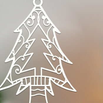 Intra απο ξύλο plywood 3mm-4mm πάχος Χριστουγεννιάτικο Διακοσμητικό Δέντρο Δίασταση 4x4 cm INTRAFABR-107404997 - Image 5