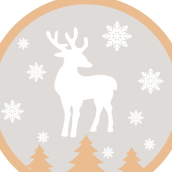 Intra απο ξύλο plywood 3mm-4mm πάχος Χριστουγεννιάτικο στολίδι ελαφιού, κοπής με λέιζερ Δίασταση 5x3 cm INTRAFABR-82547528 - Image 5