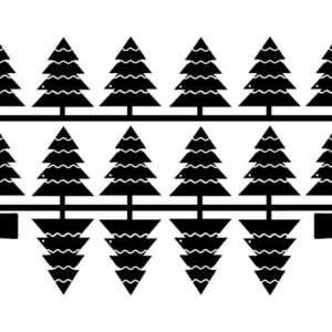 Intra απο ξύλο plywood 3mm-4mm πάχος Χριστουγεννιάτικο σχέδιο Δίασταση 15x15 cm INTRAFABR-55726234