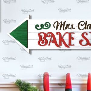 Intra απο ξύλο plywood 3mm-4mm πάχος  Sign Christmas Direction Δίασταση 15x15 cm INTRAFABR-105695378 - Image 5