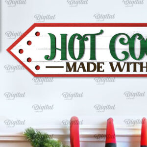 Intra απο ξύλο plywood 3mm-4mm πάχος  Sign Christmas Direction Δίασταση 15x15 cm INTRAFABR-105695378 - Image 10