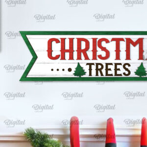 Intra απο ξύλο plywood 3mm-4mm πάχος  Sign Christmas Direction Δίασταση 15x15 cm INTRAFABR-105695378 - Image 12