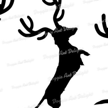 Intra απο ξύλο plywood 3mm-4mm πάχος Christmas Dog Reindeer 2 Δίασταση 15x15 cm INTRAFABR-82935358 - Image 4