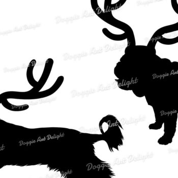 Intra απο ξύλο plywood 3mm-4mm πάχος Christmas Dog Reindeer 3 Δίασταση 15x15 cm INTRAFABR-82936245 - Image 3