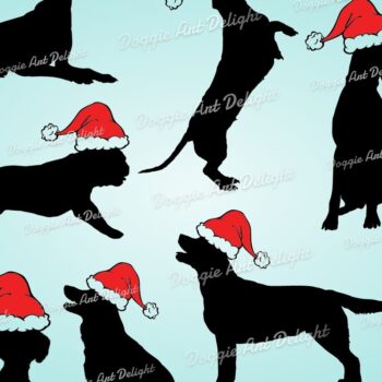 Intra απο ξύλο plywood 3mm-4mm πάχος Cricut Χριστουγέννων Dog Δίασταση 15x15 cm INTRAFABR-83146845 - Image 1