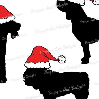 Intra απο ξύλο plywood 3mm-4mm πάχος Cricut Χριστουγέννων Dog Δίασταση 15x15 cm INTRAFABR-83146845 - Image 2