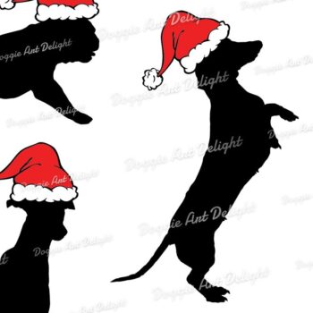 Intra απο ξύλο plywood 3mm-4mm πάχος Cricut Χριστουγέννων Dog Δίασταση 15x15 cm INTRAFABR-83146845 - Image 4