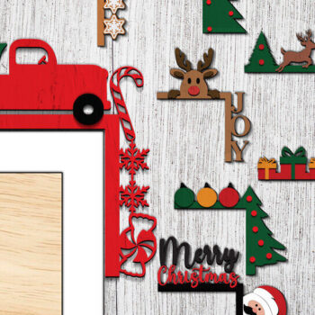Intra απο ξύλο plywood 3mm-4mm πάχος Χριστουγεννιάτικη γωνιακή δέσμη πόρτας Δίασταση 4x4 cm INTRAFABR-120779175 - Image 1