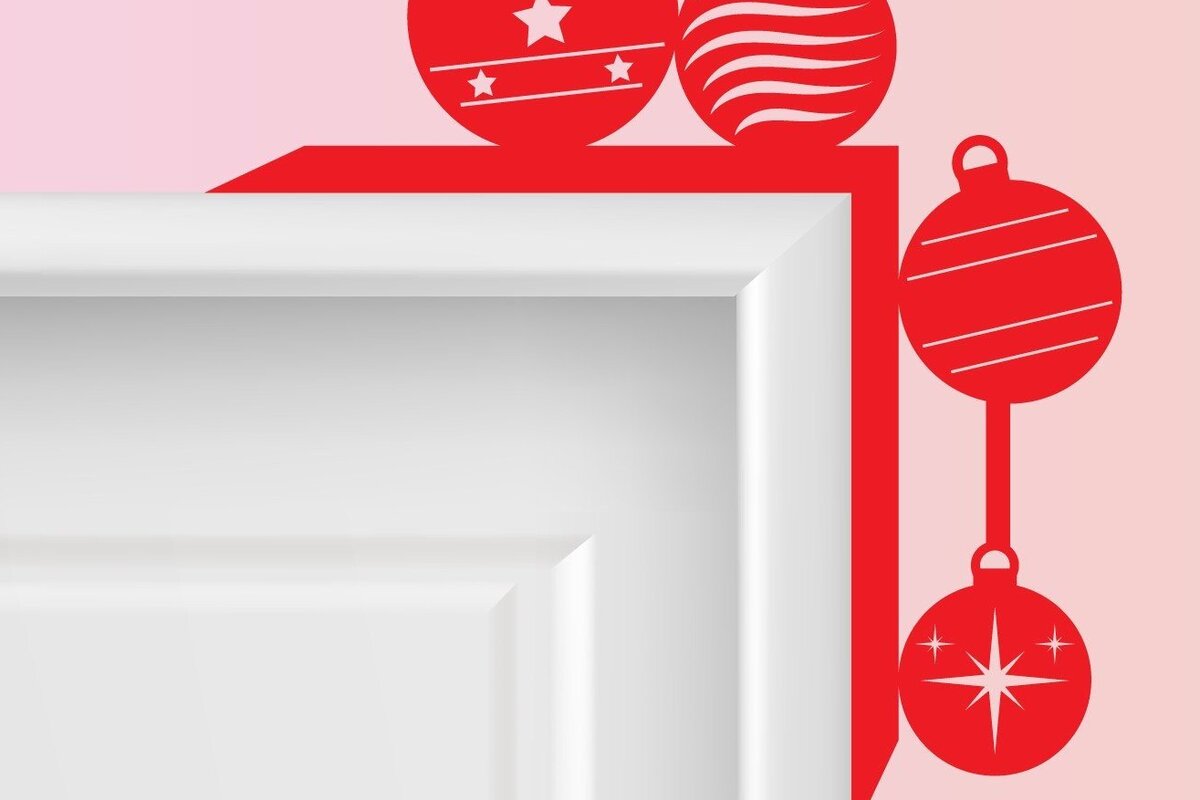 Intra απο ξύλο plywood 3mm-4mm πάχος Χριστουγεννιάτικο Γωνιακό Τέμπλο με λέιζερ πόρτας Δίασταση 15x15 cm INTRAFABR-32954694