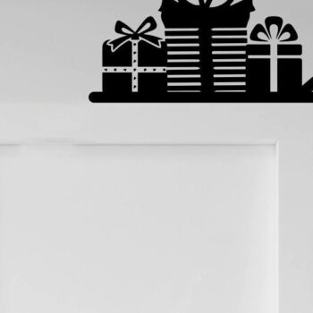 Intra απο ξύλο plywood 3mm-4mm πάχος Christmas Door Corner Δίασταση 15x15 cm INTRAFABR-35253050 - Image 5