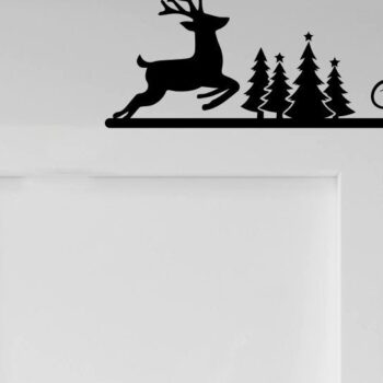 Intra απο ξύλο plywood 3mm-4mm πάχος Christmas Door Corner Δίασταση 15x15 cm INTRAFABR-35253050 - Image 7