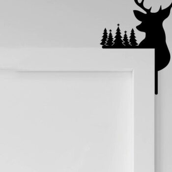 Intra απο ξύλο plywood 3mm-4mm πάχος Christmas Door Corner Δίασταση 15x15 cm INTRAFABR-35253050 - Image 10