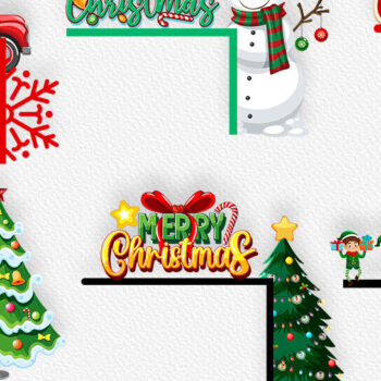 Intra απο ξύλο plywood 3mm-4mm πάχος Christmas Door Corner Δίασταση 15x15 cm INTRAFABR-79734489 - Image 1