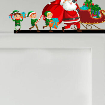 Intra απο ξύλο plywood 3mm-4mm πάχος Christmas Door Corner Δίασταση 15x15 cm INTRAFABR-79734489 - Image 4