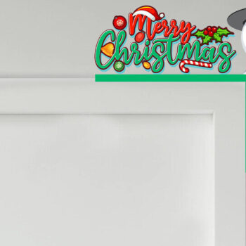 Intra απο ξύλο plywood 3mm-4mm πάχος Christmas Door Corner Δίασταση 15x15 cm INTRAFABR-79734489 - Image 6