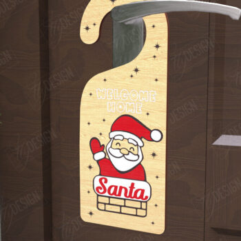 Intra απο ξύλο plywood 3mm-4mm πάχος Χριστουγεννιάτικο Κρεμάστρας Πόρτας | Αργία Δίασταση 15x15 cm INTRAFABR-110596839 - Image 7