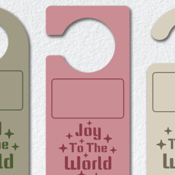 Intra απο ξύλο plywood 3mm-4mm πάχος Χριστουγεννιάτικο Κρεμάστρες Πόρτας Πρότυπο Δίασταση 15x15 cm INTRAFABR-111786263 - Image 1