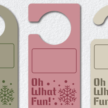 Intra απο ξύλο plywood 3mm-4mm πάχος Χριστουγεννιάτικο Κρεμάστρες Πόρτας Πρότυπο Δίασταση 15x15 cm INTRAFABR-111786378 - Image 1